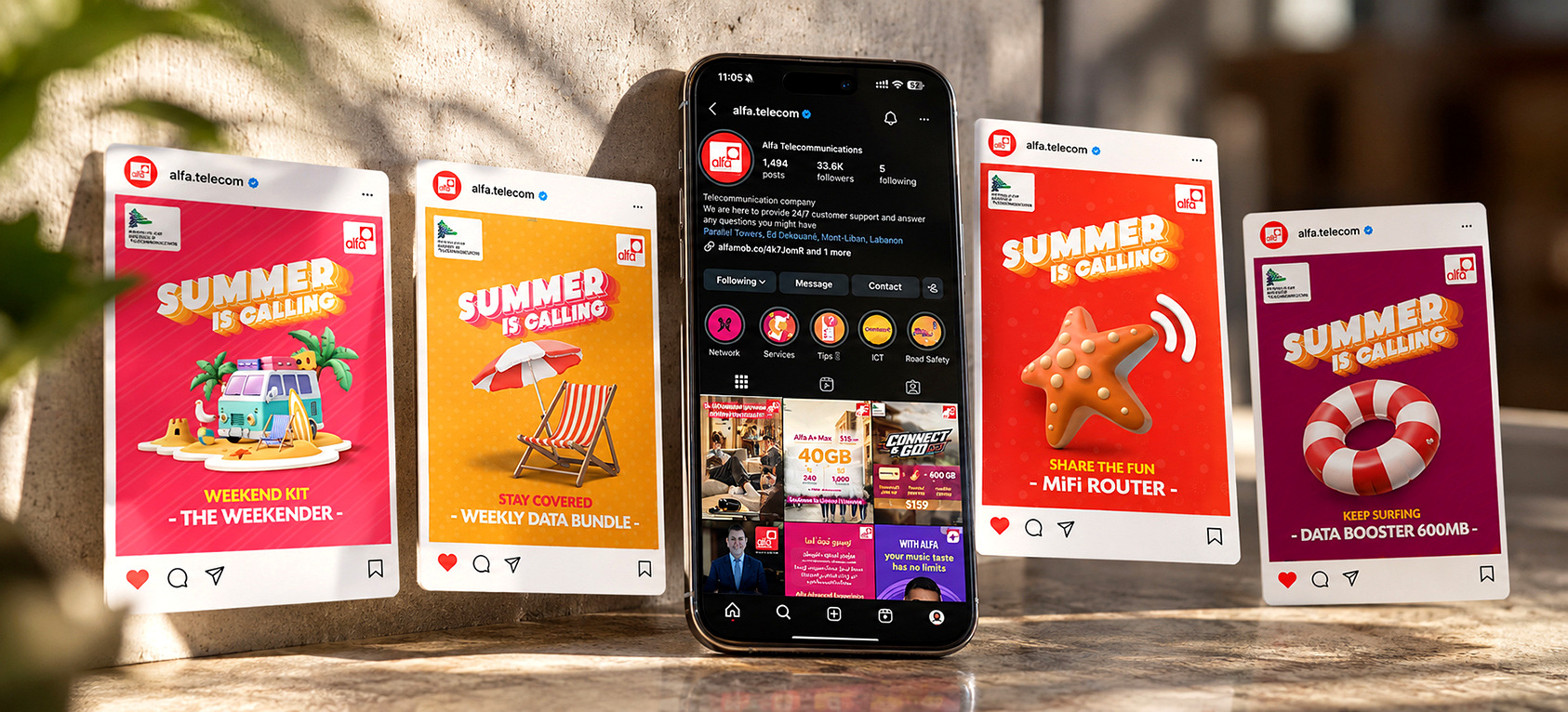 Alfa Telecommunications social campaign