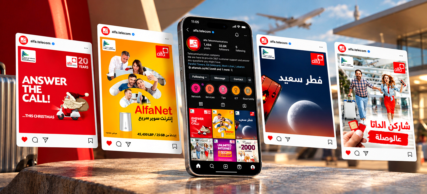 Alfa Telecommunications social campaign