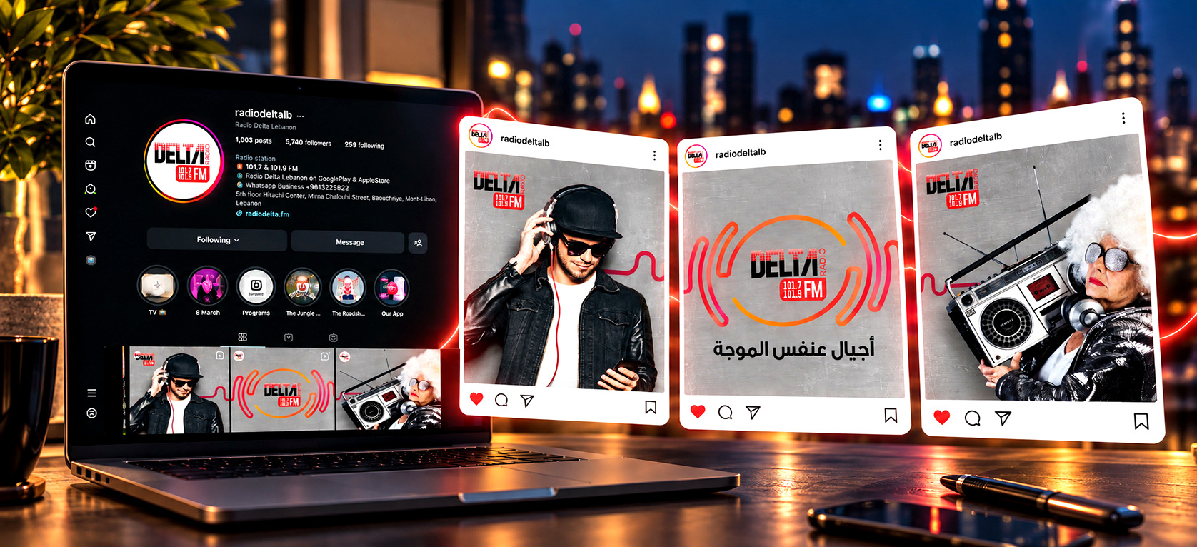 Delta Radio social campaign