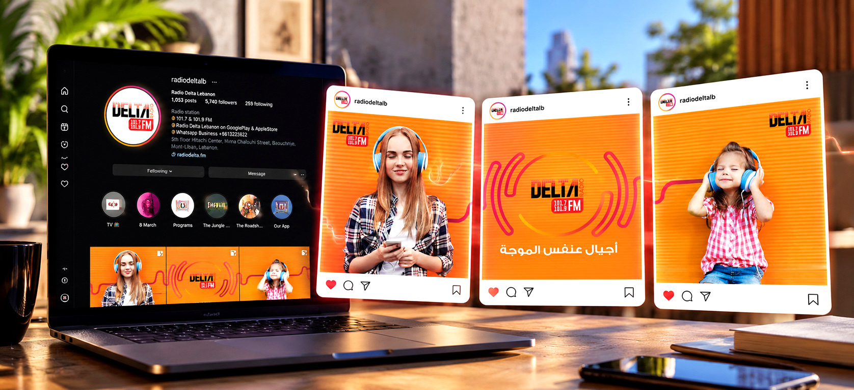 Delta Radio social campaign