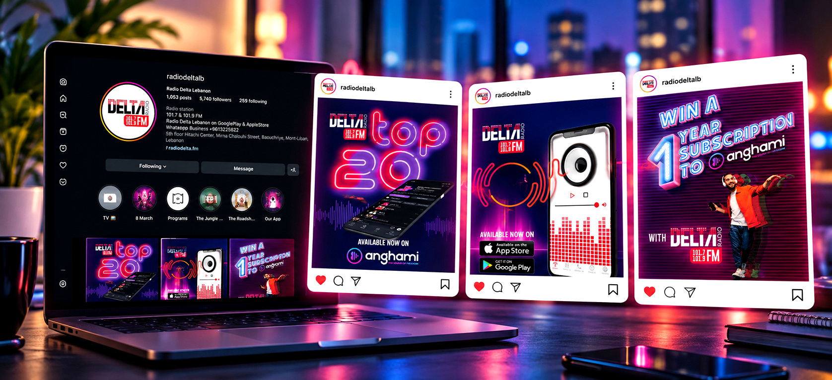 Delta Radio social campaign